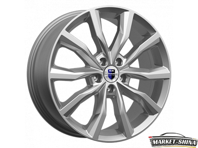 K&K Портер (КС906) 7.5 x 18 5*108 Et:33 Dia:67.1 Дарк платинум