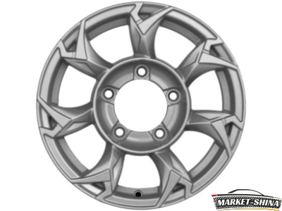 Khomen KHW1505 (Lada NIVA 4x4) 5.5 x 15 5*139.7 Et:5 Dia:98.5 Gray-FP