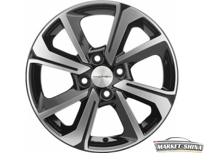 Khomen KHW1501 (Vesta) 6 x 15 4*100 Et:50 Dia:60.1 Black