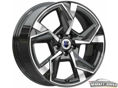 K&K Кайан (КС101) 7.5 x 18 5*108 Et:33 Dia:67.1 Дарк платинум