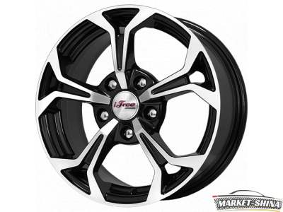 iFree Эрнесто 6.5 x 15 5*114.3 Et:43 Dia:67.1 Блэк Джек