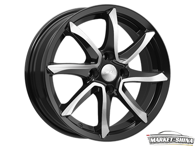 Скад Осака 6 x 15 4*100 Et:40 Dia:60.1 алмаз