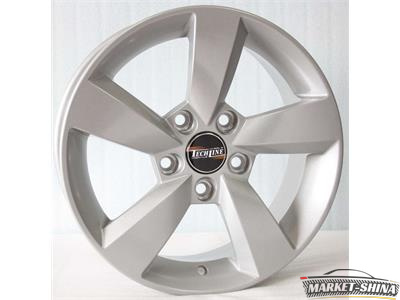 Tech Line 543 6 x 15 5*112 Et:40 Dia:57.1 Silver