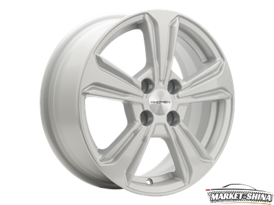 Khomen KHW1502 (Solaris II) 6 x 15 4*100 Et:46 Dia:54.1 F-Silver